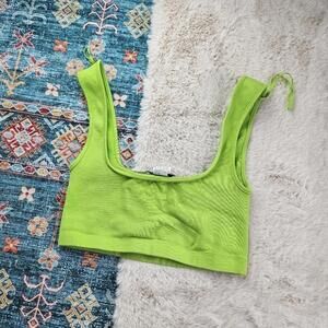 Zara Green Crop Top US M/L